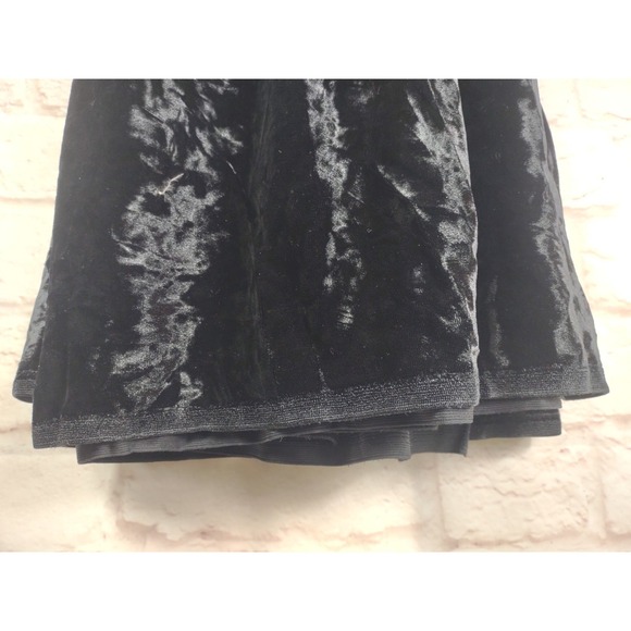 3 Yards Crushed Velvet Fabric Black 60" Wide Stretch Costume Halloween Witch - Picture 7 of 7